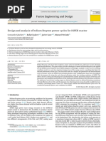 Design and Analysis of Helium Brayton Power Cycle For HiPER Reactor PDF