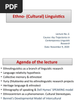 Lecture 6 - Ethnolinguistics - PPT