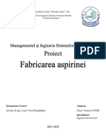 Fabricarea Aspirinei