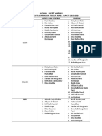 Jadwal Piket Baru