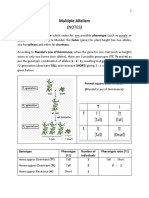 Multiple Alleles