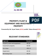 IAS 16 PPE and IAS 40