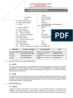 Silabo de Anatomia Humana I 2023-I Uns