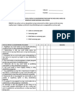 Survey Questionnaire Cutie