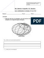 Guía Ubicacion en El Planeta 3° Basico