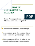 Princípios de Revelação Na Palavra - Aula 1