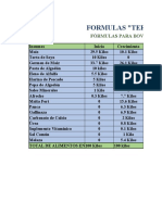 Formulas Bovinos Terra Pet