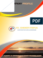 Profile CV. CHIDESTI PAPUA