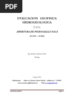 Informe EVALUACION GEOFISICA