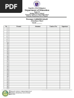 Attendance Sheet