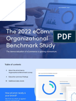 The 2022 ECommerce Organizational Benchmark Study