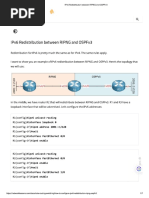 IPv6 Redistribution Between RIPNG and OSPFv3