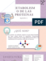 Metabolismo de Las Proteinas