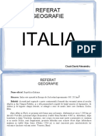 Referat Geografie - Italia