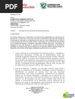 Modelo Oficio para Solicitar Documentos Jac - Doc Flora Pola