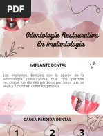 Odontología Restaurativa en Implantologia