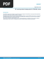 An5457 RF Matching Network Design Guide For Stm32wl Series Stmicroelectronics