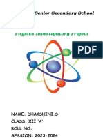 Electromagnetic Induction Project (U)