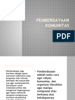 Pemberdayaan Komunitas