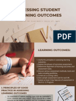 Assessing Student Learning Outcomes