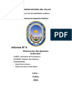 Informe 05 - Diametro Molecular