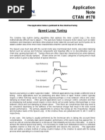 CT Speed Loop Tuning