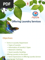 Offering Laundry Services