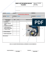  Check List de Inspeccion de Taladro