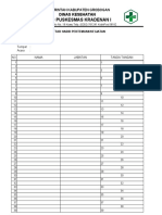 Daftar Hadir Kegiatan Di Desa