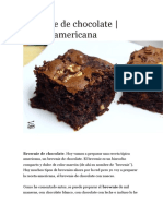 Brownie de Chocolate