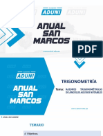 Anual San Marcos - Semana 3 - Trigonometría