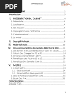 Rapport de Projet Genie Civil