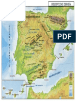 Mapa Físico España