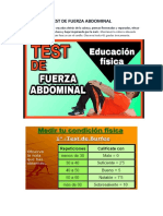 Test de Fuerza Abdominal