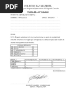 Instrumento de Evaluacion Del Proyecto de Mermelada Casera - Tercero