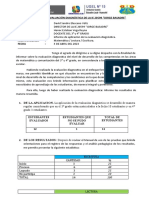 Informe de Evaluacion Diagnóstica)