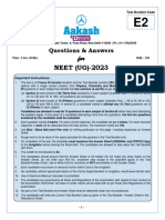 Qs Ans NEET-2023 (Code-E2) Final 0