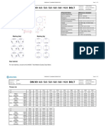 DIN 931 4.6 / 5.6 / 5.8 / 6.8 / 8.8 / 10.9 BOLT: Technical Drawing Characteristics Reference Standard