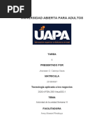 Tarea 6 Tecnologia A Los Negocios Matricula 20190497