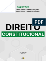 Direito Constitucional Questoes Parte IV