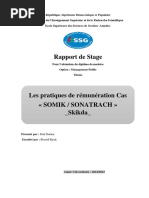 Les Pratique de Rémunération Cas de Somik/ Sonatrach