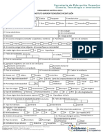 Formulario Matricula Instituto