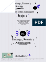 Embargo, Remate y Adjudicacion - Procesal Administrativo