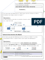 Calcul D Horaires