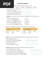 Ejercicios de Término en Contexto