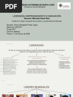 Evidencia 3. Mapa Conceptual de Los Estilos y Características de Liderazgo