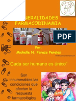 Generalidades de Farmacodinamia