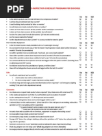 Pre-Inspection Checklist Program For Schools