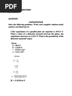 Physics Activity Capacitance