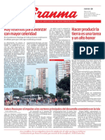 Diario Granma. 18 de Mayo de 2023.